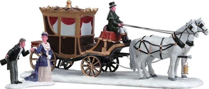 Lemax - The Duchess Arrives, Set Of 2 uit de 2017 Collectie