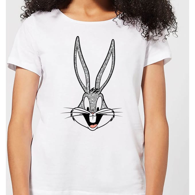 Looney Tunes Bugs Bunny Dames T-shirt - Wit - M