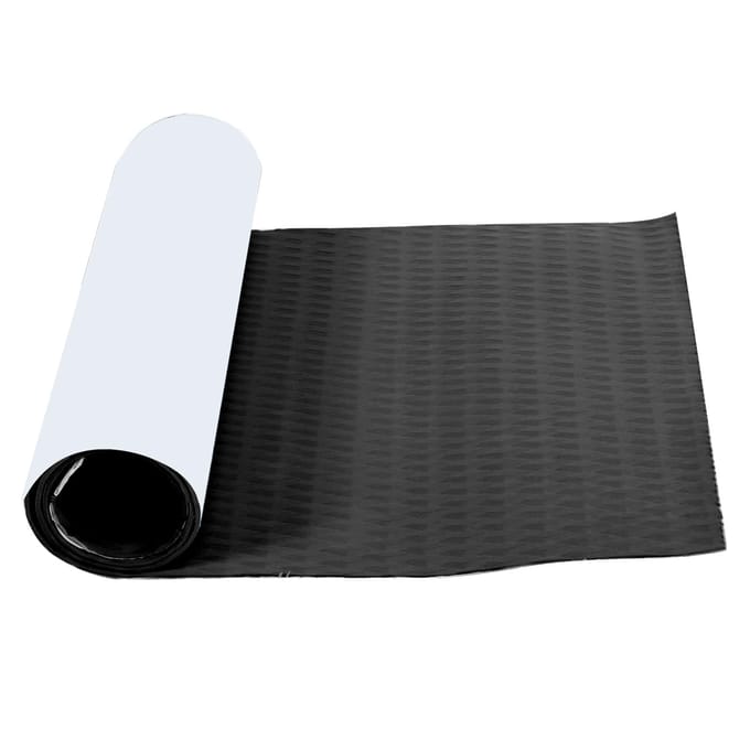 Planche à pagaie SUP Adhésif de Traction Tapis Antidérapant EVA Grip de Pont Rainuré Diamant Pad de Queue noir
