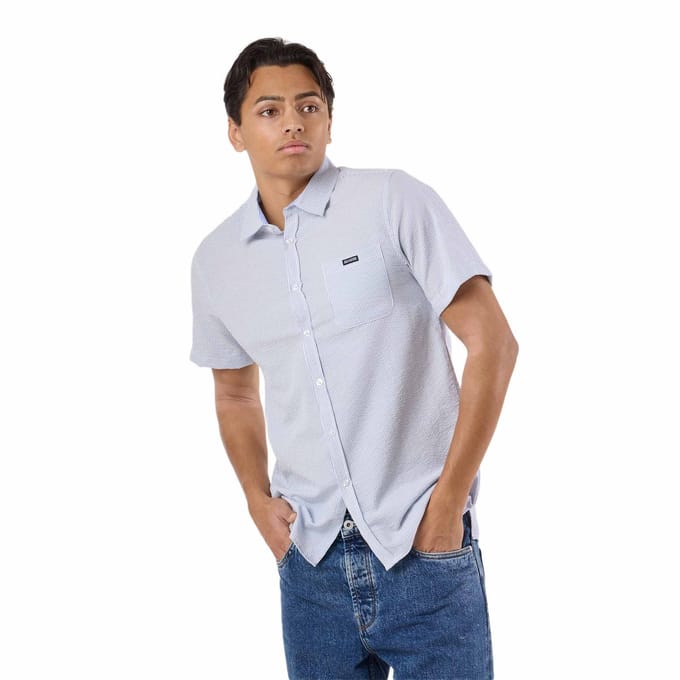 Seaside Coos Bay Shirt – Korte mouw overhemd voor heren – Maat M