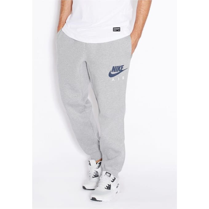 Nike Air AW77 Heren Fleece Joggers Grijs