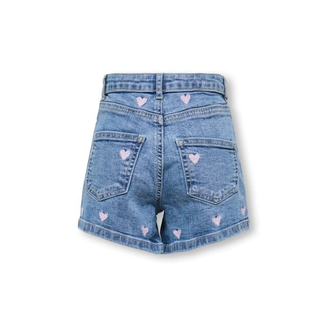 Kids Only Juicy Heart Denim Short Meisjes - Maat 164