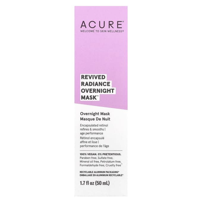 Revive Radiance Overnight Beauty Mask, 50 ml(1.7 fl oz) pink