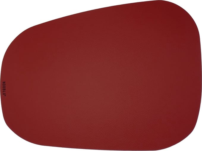 NOOBLU Placemat PEBL - Senso Ruby red - Kingsize 50 x 38 cm