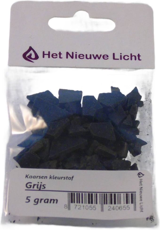 Het Nieuwe Licht ® - Kaarsen kleurstof - GRIJS - 5 gram