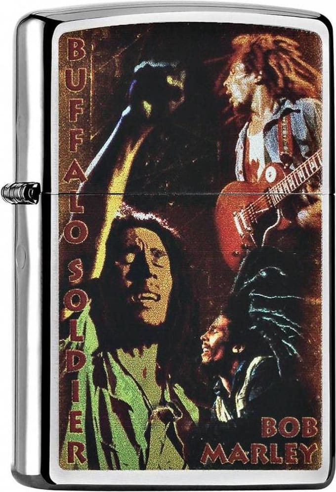 Aansteker Zippo Bob Marley Buffalo Soldier