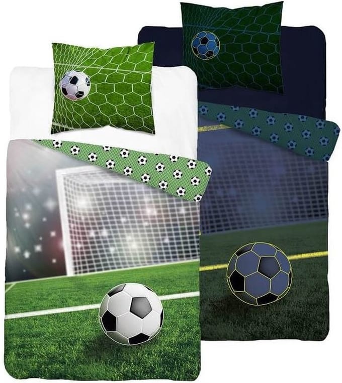 Dekbedovertrek voetbal glow in the dark