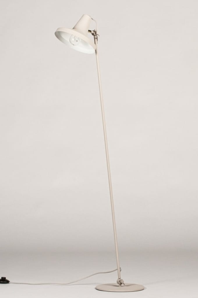 Lumidora Vloerlamp 74188 - JESSE - E27 - Beige - Creme - Zand - Metaal