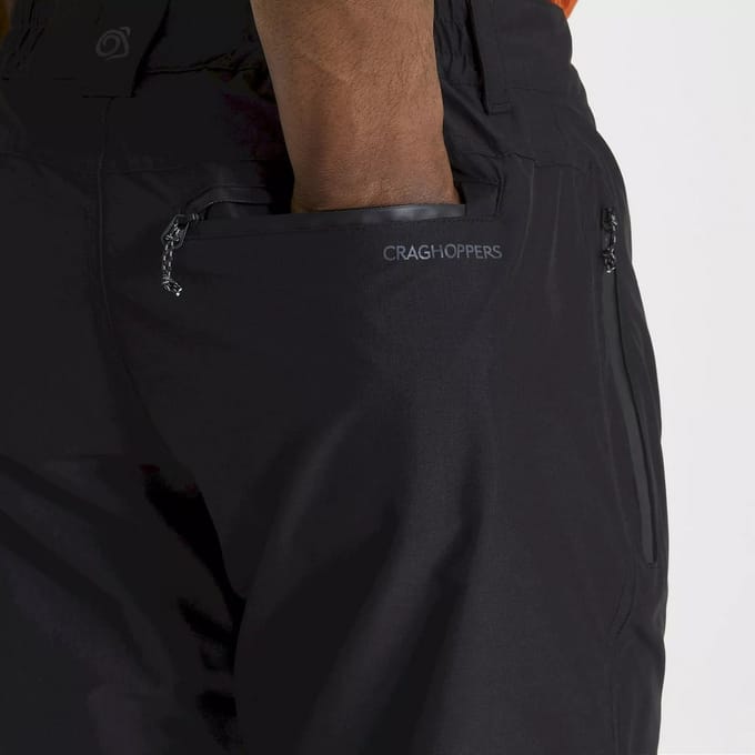 Craghoppers Heren Kiwi Pro II Waterdichte Broek (Zwart)