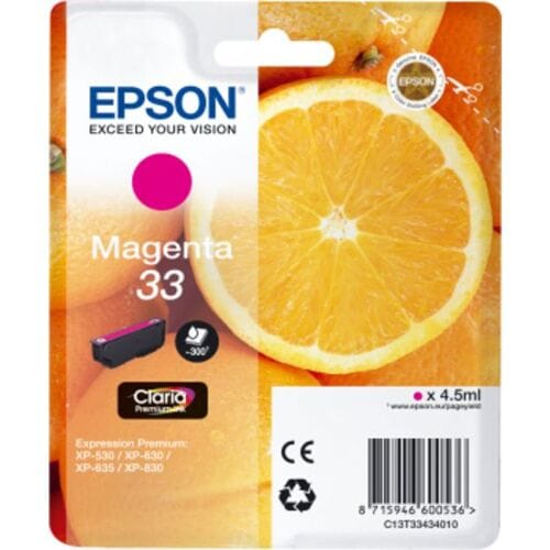 EPSON Cartouche Oranges Ink Claria Premium Magenta