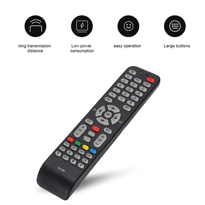 Smart TV-afstandsbediening voor TCL 06-519W49-D001X L32D2740E L32D2740EISD gray