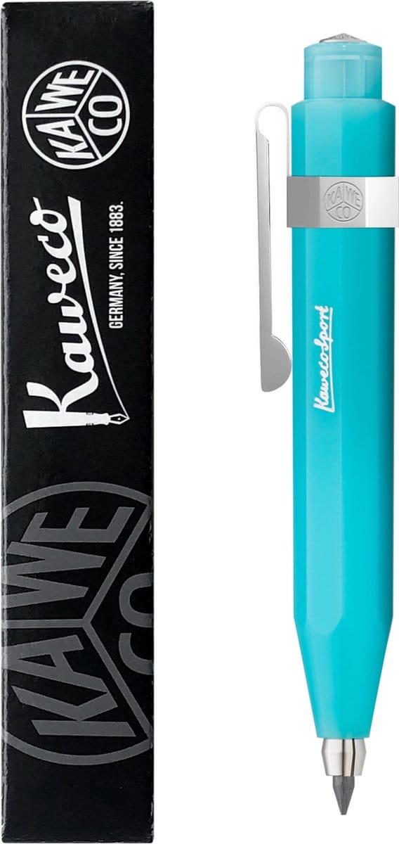 Kaweco - Vulpotlood - 3,2 - Frosted Sport Light Bluerberry - 8 Shape Clip Chrome