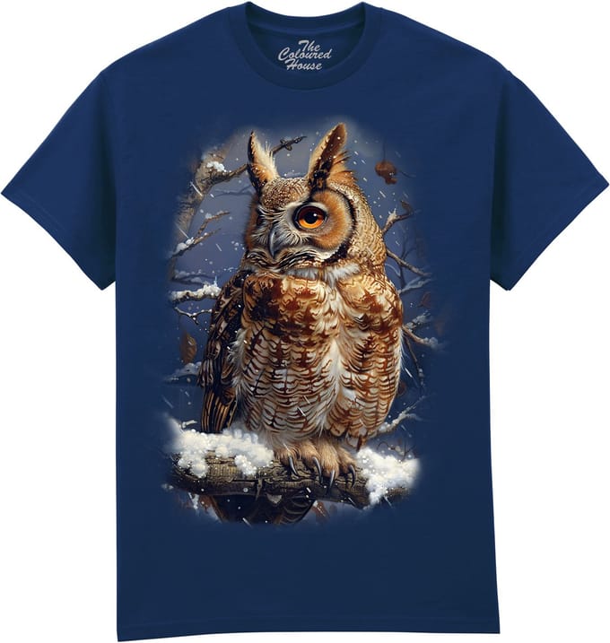 Oehoe Imperial Owl The Coloured House T-shirt M