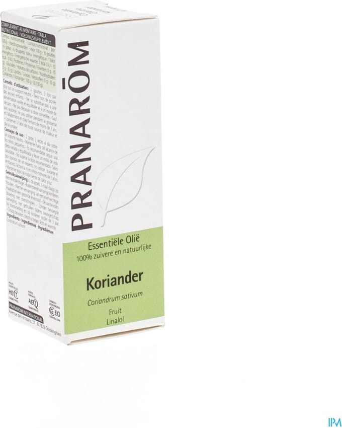 Koriandervrucht Ess Olie 10ml Pranarom