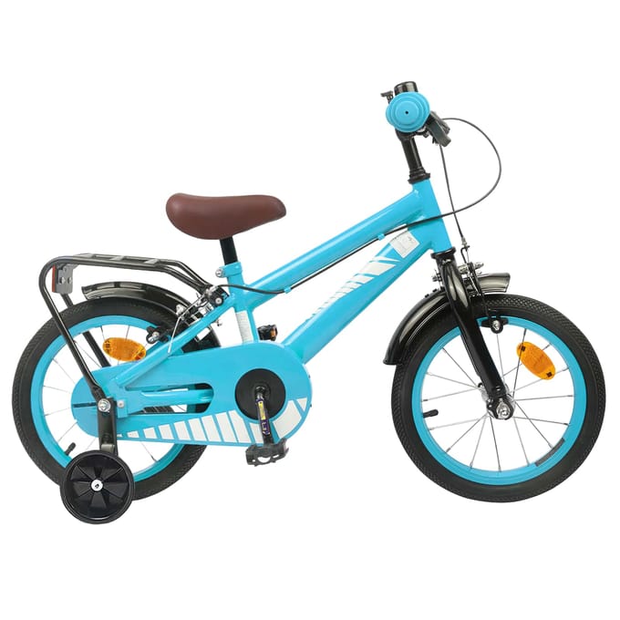 vidaXL - Kinderfiets - 12 - Inch - voor - 2-4 - jaar - oud - Lichtblauw