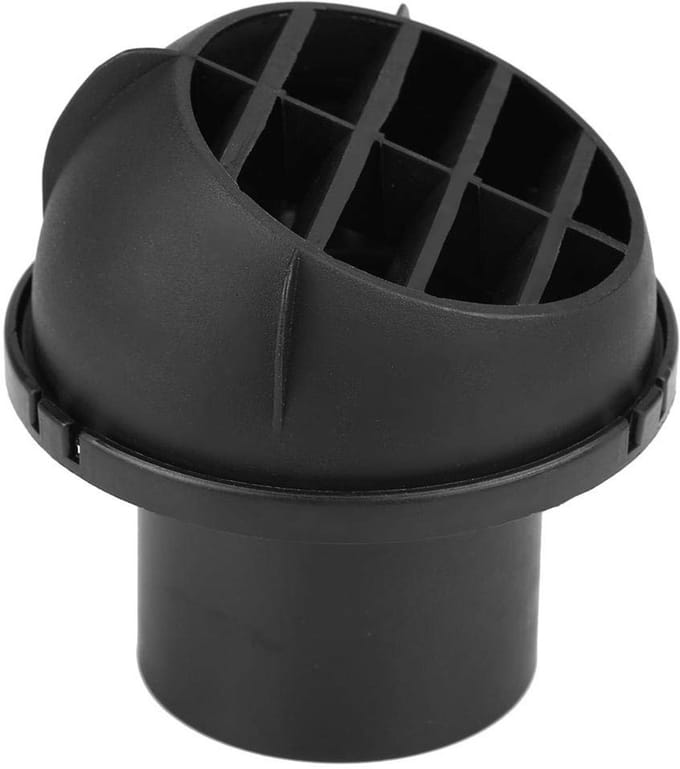 Allecto - Warmluftauslass - 60 mm Auto-Heating - Geschikt voor Eberspacher en Webasto - Compact formaat - Efficiënte luchtstroom - Ideaal voor cara...