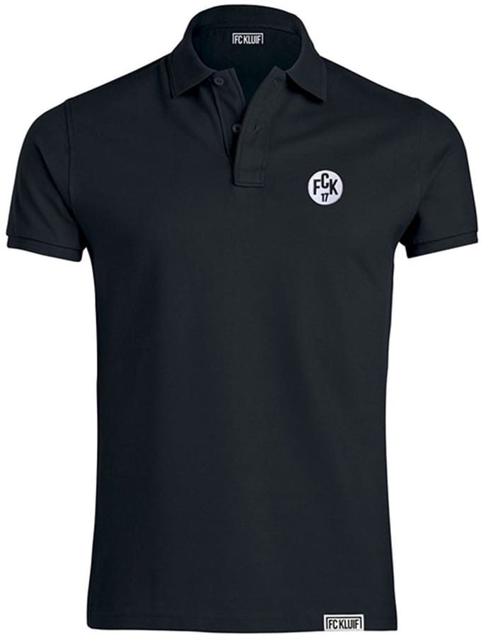 FC Kluif - Luxe Voetbal Polo FCK - Blauw - Maat M- Regular fit