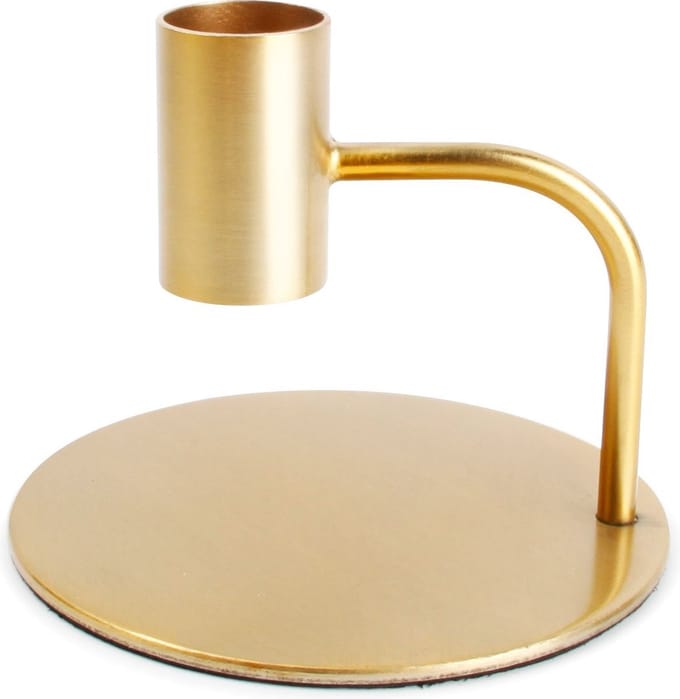 S|P Collection - Kandelaar - 10xH8cm - metaal - goud - Pillar