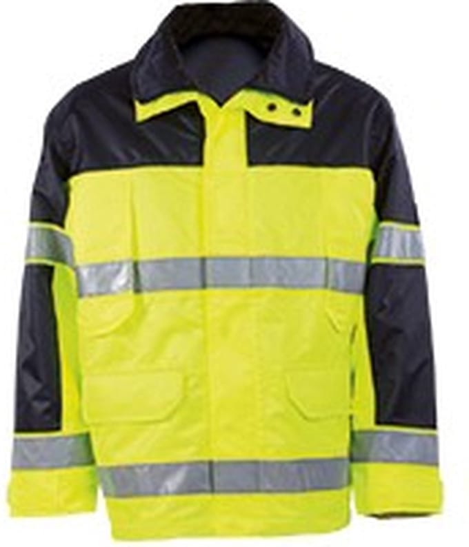 Mascot Safe Image Parka 00930-880 - hi-vis geel/marine - 4XL