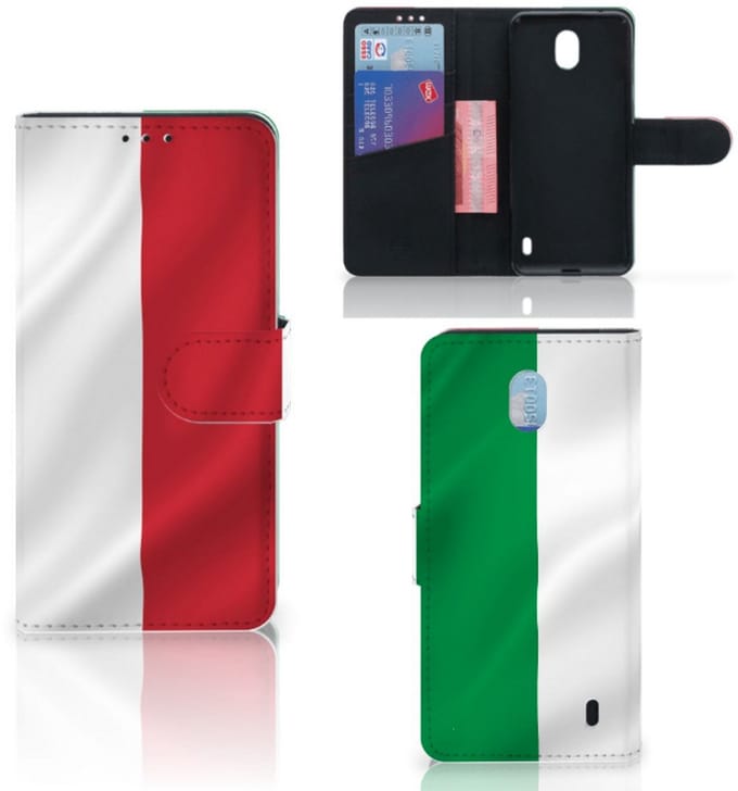 Nokia 1 Plus Bookstyle Case Italië
