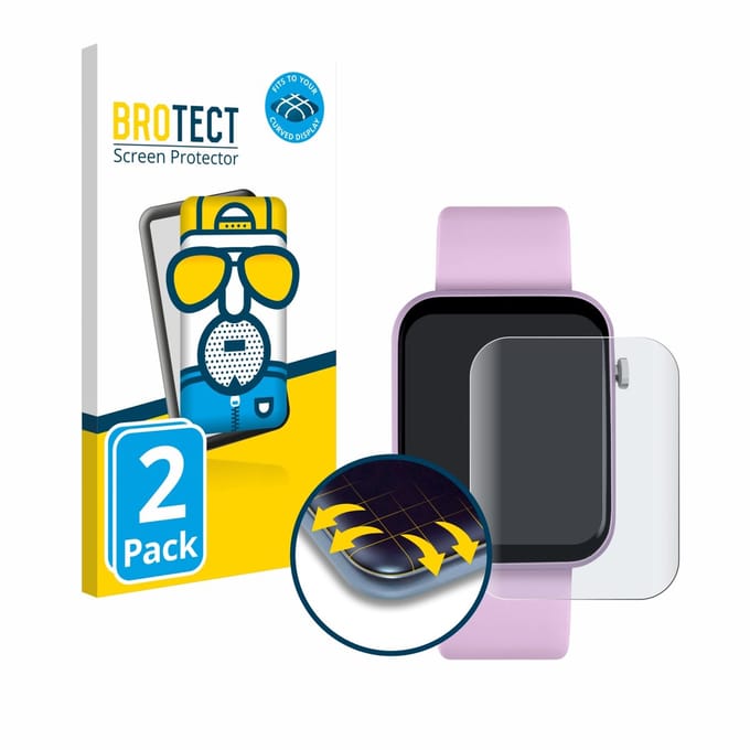 BROTECT - Screenprotector voor Tikkers Series 13 - Folie Beschermfolie matte volledig dekking 2 Stuks