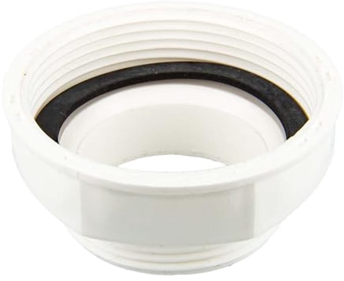 Verloopstuk 2 inch IG x 1 1/2 inch AG voor sifonafvoer