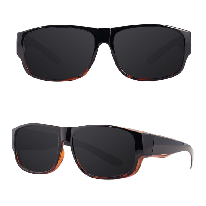 Lunettes de soleil MAXJULI à mettre par-dessus les lunettes pour hommes femmes Enveloppantes Protection UV400 8239 black