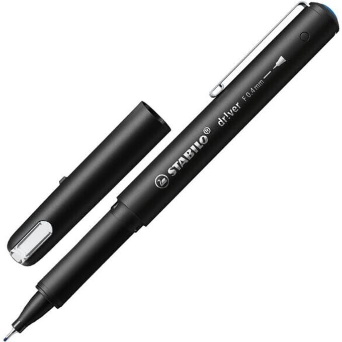 STABILO dr!ver fineliner, fijne punt, blauw 5 stuks