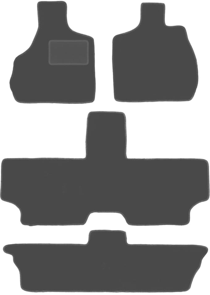Grafiet automatten voor: Chrysler Town&Country IV 7-zits (2000-2008)