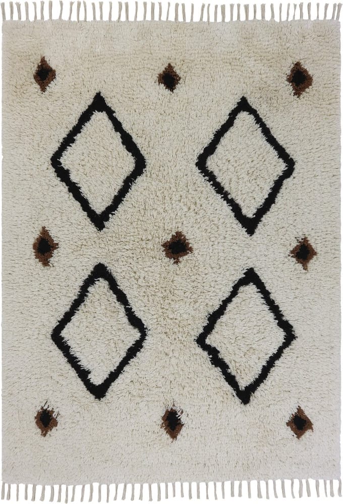 Tapis Petit Jet Vloerkleed Black 160 x 120 cm
