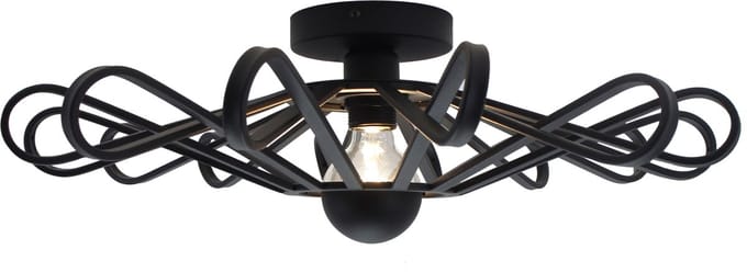 Chericoni Arco Plafondlamp - Ø56 cm - Corrund Black - Wandlamp - E27