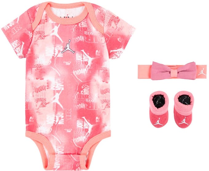 Nike - Meisjes - Nike Babyset Giftpack 3-Pcs - Roze - Maat 6-12 Maanden