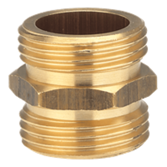 Messing-schroefdraadnippel 26.5mm (3/4")