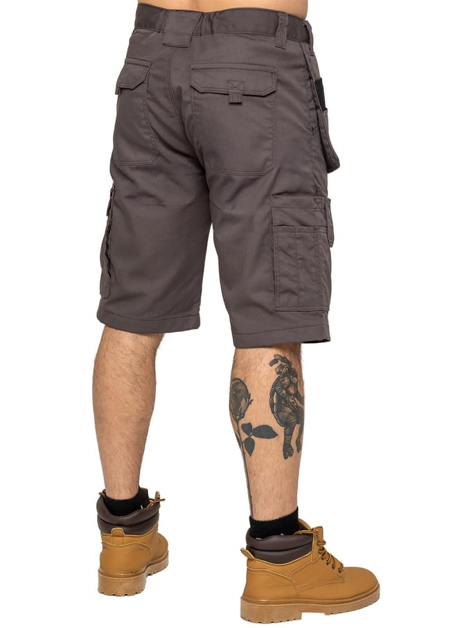 Kruze By Enzo | Heren Utility Cargo Werkshorts
