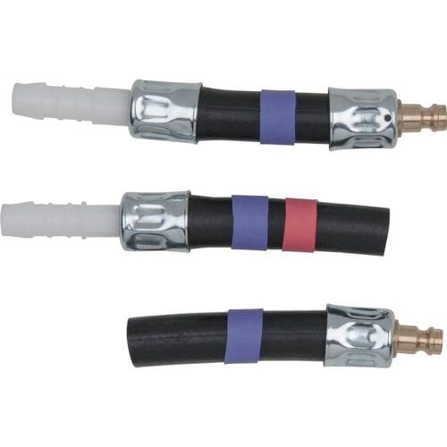KS Tools 150.1872 Adapterset 3-delig Ø 10,0 mm (paars)