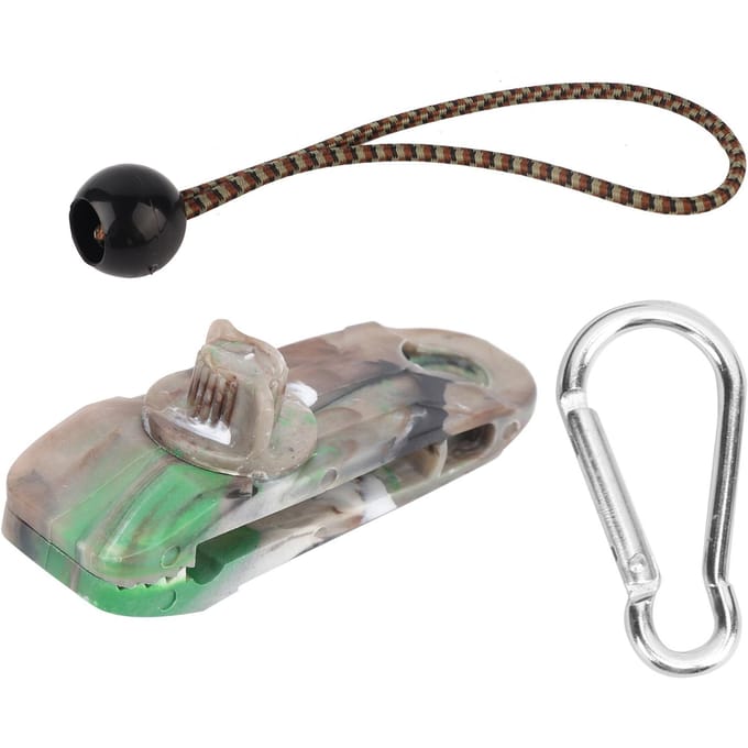 Camouflage Zeilklemmen Heavy Duty Vergrendelende Grip Tentklem voor Windtouw Luifel voor Autohoes Zwembadhoes gray