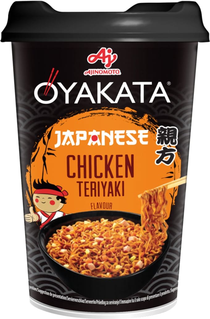 8 x Oyakata Instant Noodles Chicken Teriyaki 96g - Voordeelverpakking