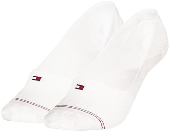 Tommy Hilfiger dames 2P footies shine wit