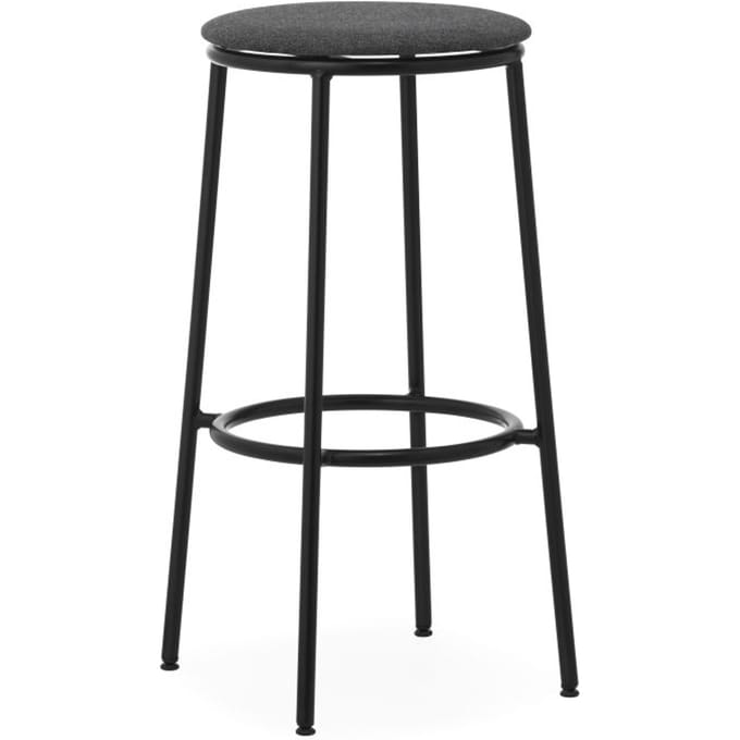 Normann Copenhagen Circa Barkruk  - zwart/zwart - 75 cm