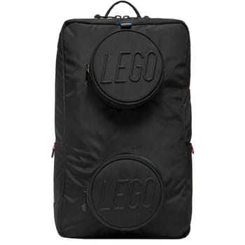 LEGO Brick 1x2 Backpack, voor een jongen, Zwart, Rugzak, maat: One size