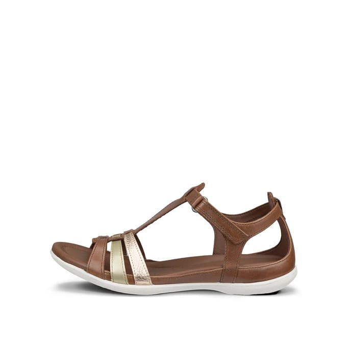 ECCO Flash dames sandaal - Cognac - Maat 38