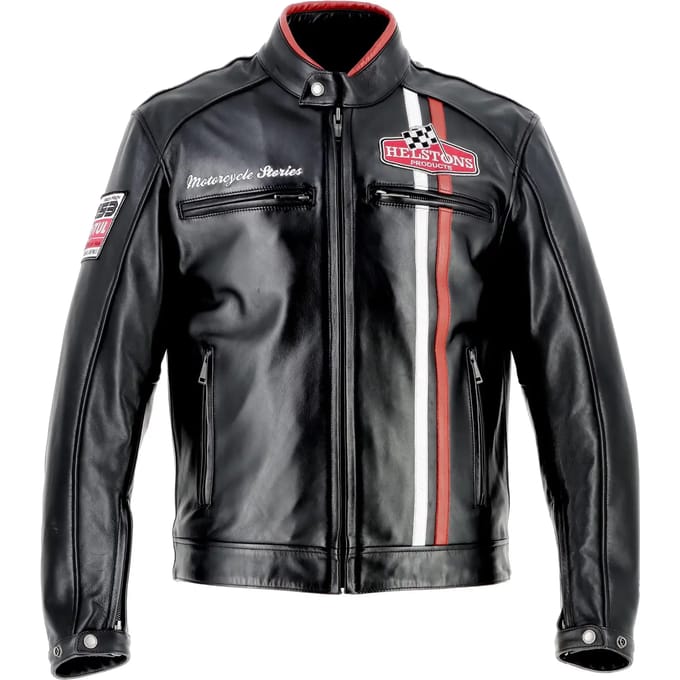 Motor leren jas Helstons Jay Motul