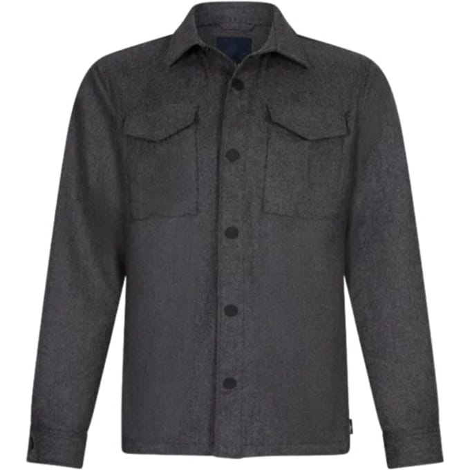 Cavallaro Giovi Overshirt Overshirts Anthraciet 123255007