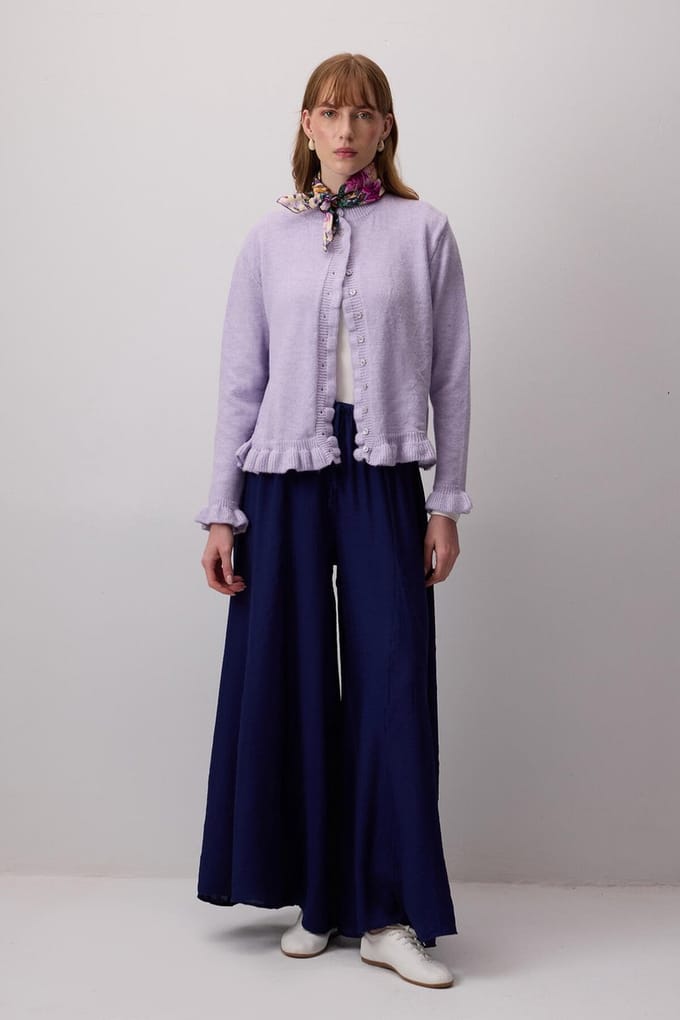 Touché Privé - Broekrok met elastische taille - Marine - Dames