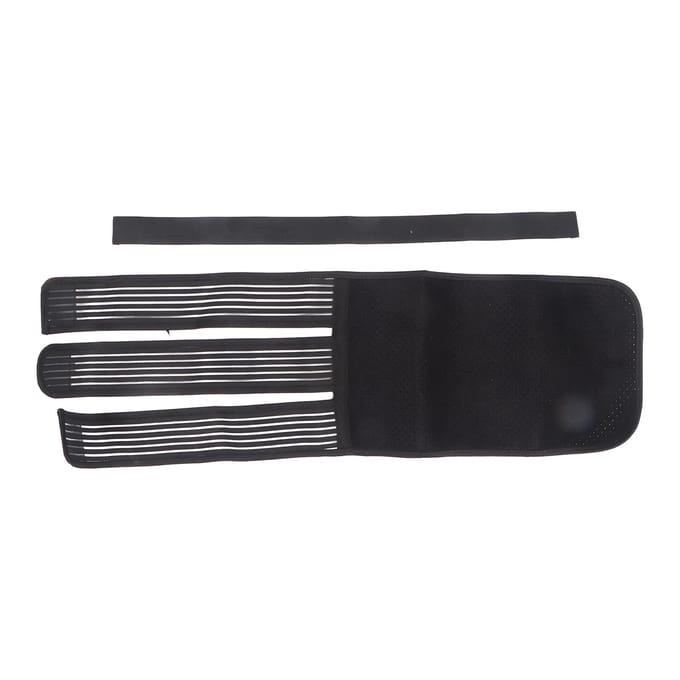 Gebroken Ribbenband Elastisch Verstelbaar Ademend Zacht Borst Rib Ondersteuning Brace voor Borstbeenblessures L gray