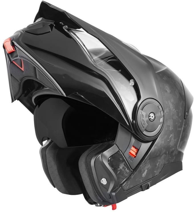 Bogotto FG-102 Forged Carbon Systeemhelm - Helm