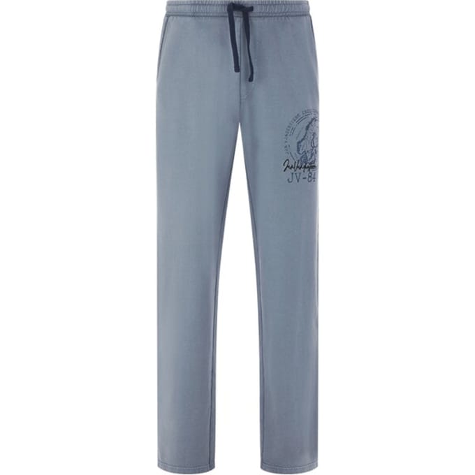 Jan Vanderstorm herren Joggingbroek - 76/78 - blauw - Plus Size