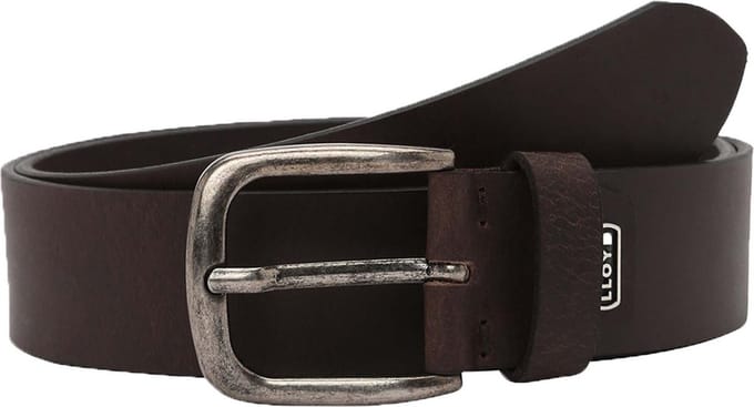 LLOYD Leren Riem Men´s Belt W105 Brown Donkerbruin
