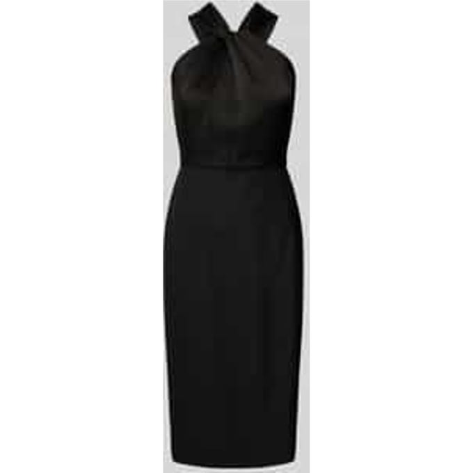 Knielange jurk met halter, model 'Datinar'