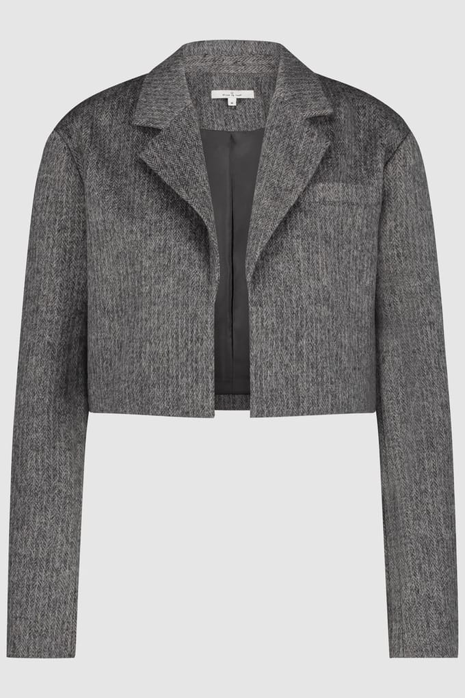 Circle of Trust Laura Blazer Herringbone Grey Größe: M | Blazer Outlet | Damen | Grau